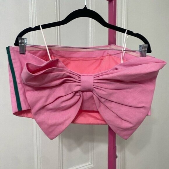 NWOT HUTCH  Delphine Strapless Bow-Back Top - Picture 7 of 10